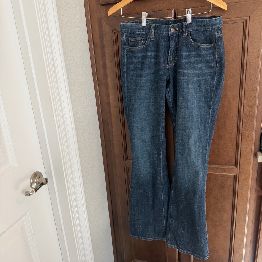 J. Crew Dark Blue Boot Cut Jeans